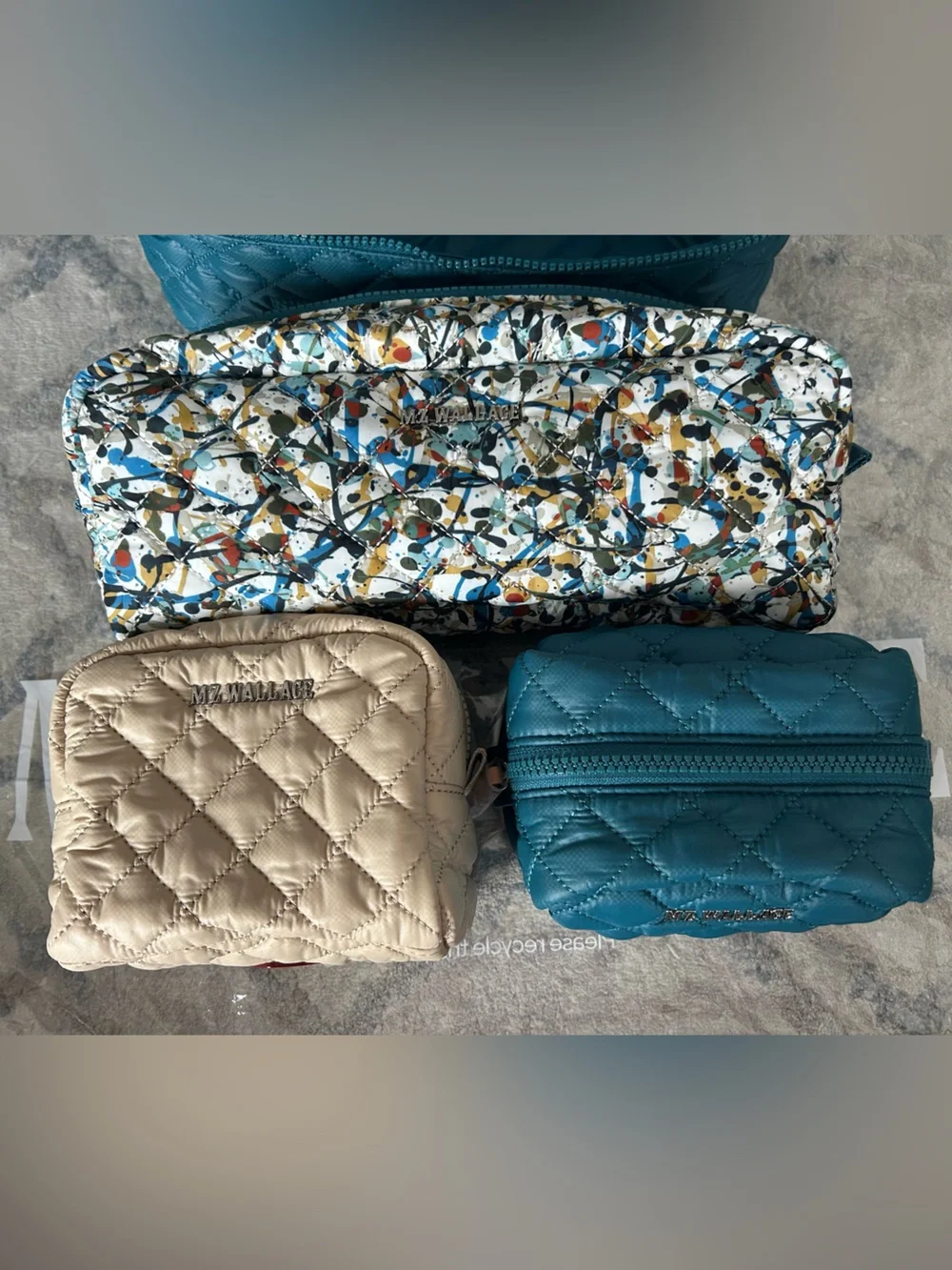 NWT MZ Wallace Packable Pouch Set